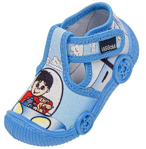Children's Viggami Kamil blue sneakers, size 20-25