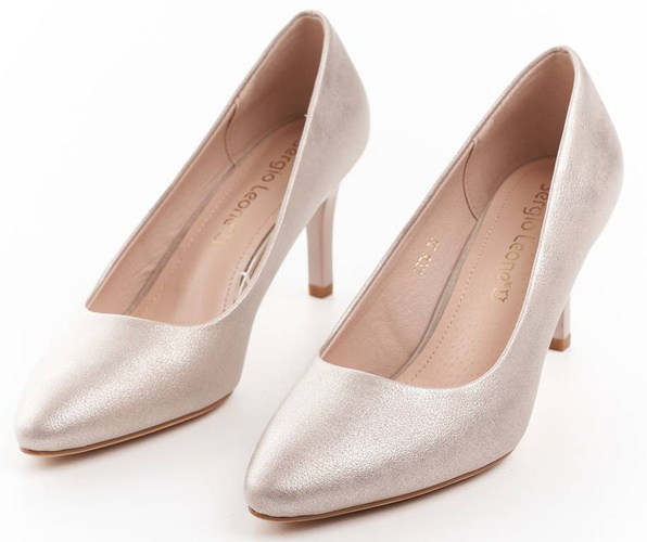 Women's high heels Sergio Leone D1336ZLPR gold size 36-41