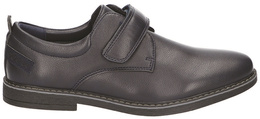 American Club CKOM-54 boys' shoes, black and navy blue, sizes 34-38