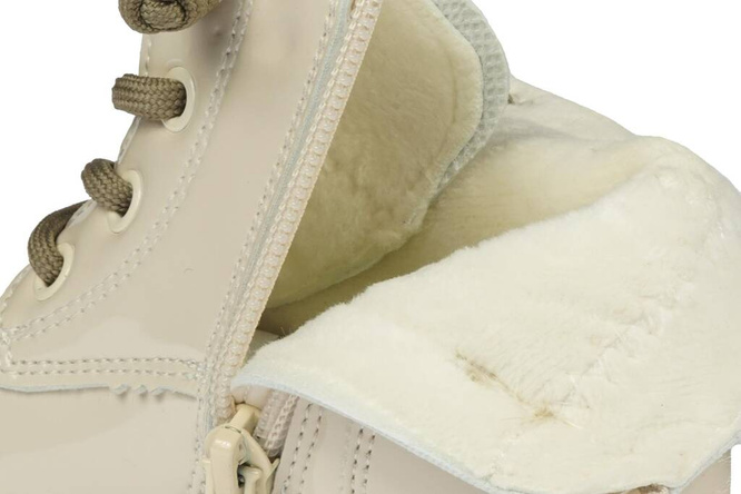 Buty zimowe dziecięce Apawwa AN629BE beżowe rozm.21-25