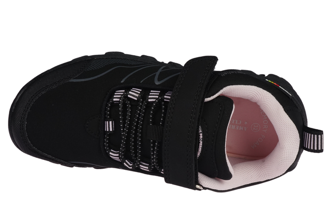 American Club CWT-257 children's sports shoes black-pink and black-turquoise size 32-36