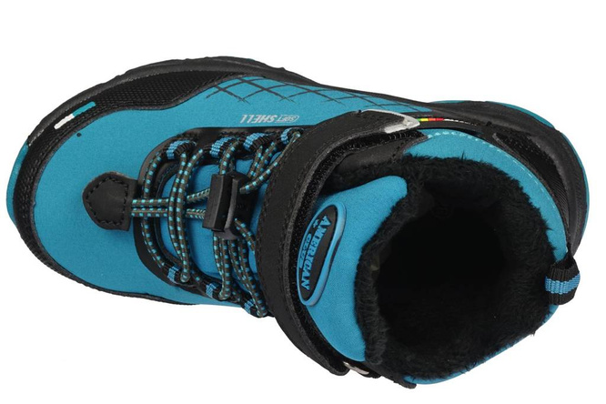 Children's winter shoes American Club AHL-36 blue or red size 22-26