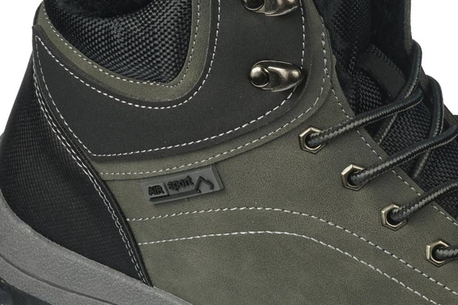 Men's winter shoes Le Scarpe MA8036-5GY gray size 41-46