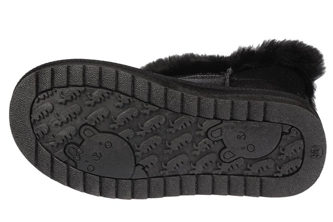 Children's winter boots Apawwa BN220BL black size 26-31