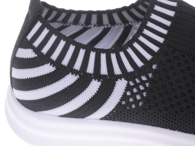 Apawwa BZ47BLWH children's sneakers black size 26-31