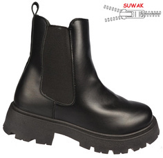 Le Scarpe DA7163-1BL women's winter shoes, black, sizes 36-41