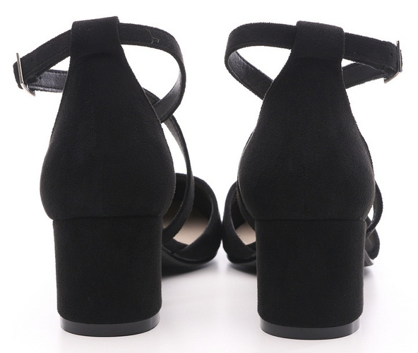 Sandały damskie Sergio Leone DSK830CZMI czarne rozm.36-40