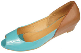 Półbuty damskie ANLIDA DF1016BU niebieskie rozm.36-41