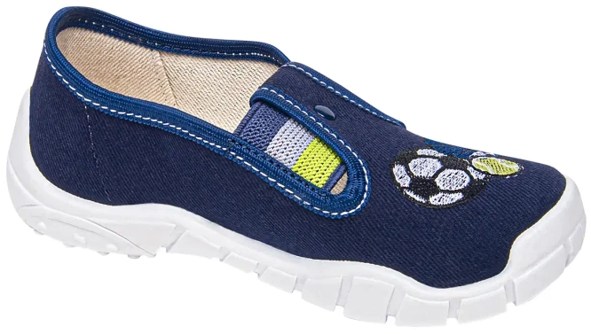 Children’s Sneakers Slippers Viggami KEVIN COTTON navy blue sizes 26-31