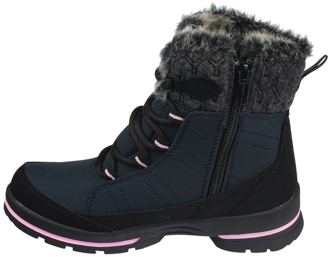 American Club CSN-03 children's winter shoes, gray and navy blue, size 32-36