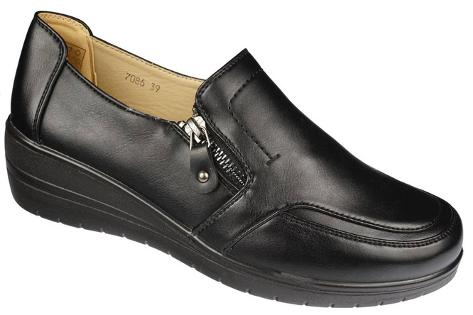 Półbuty damskie Le Scarpe DA7086-1BL czarne rozm.36-41