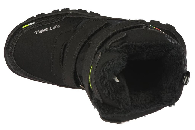 American Club BHL-102 children's winter shoes, black, sizes 27-31