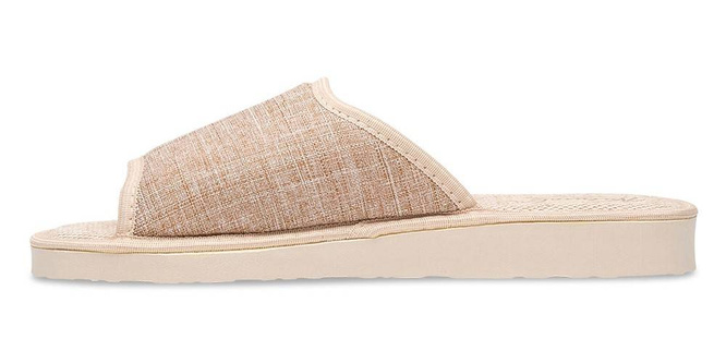 Pantofle damskie Meteor DV007 SYLWIA brązowe, szare i granatowe rozm.36-40