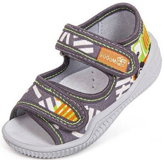 Tenisówki dziecięce Viggami IGNAŚ DRUK popielate rozm.19-25