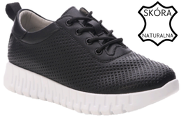 Buty sportowe damskie Sergio Leone DSP011CZBI czarne rozm.36-41