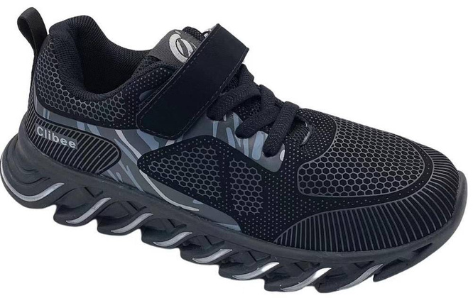 Buty sportowe dziecięce Clibee CE160BLGY czarno szare rozm.32-37