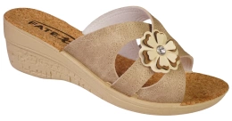 Women's Turkish flip-flops Fatex DF2403, white, sizes 36-40