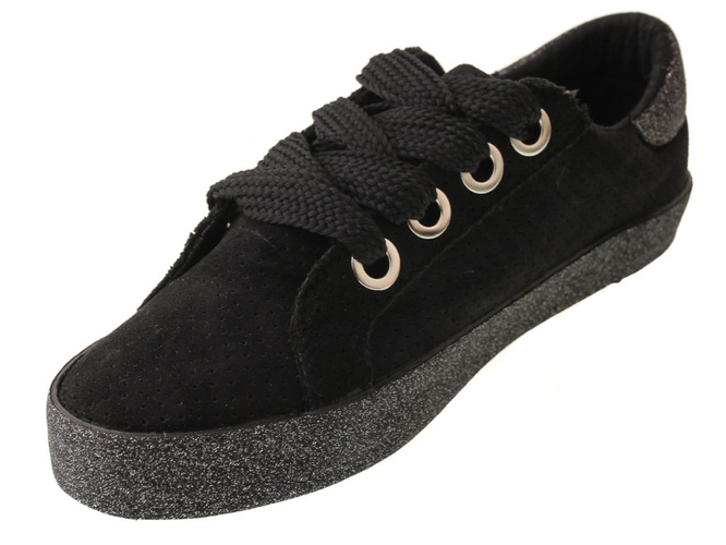 Tenisówki damskie SeaStar DAK03PBL czarne rozm.36-41