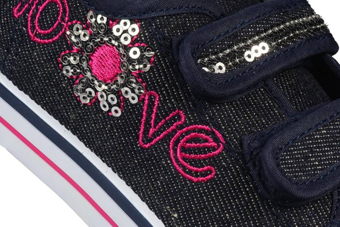 Atletico BJC-049 children's sneakers navy blue and blue, size 25-30