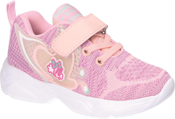 Buty sportowe dziecięce American Club BRL-83 różowe i fuxia rozm.25-30