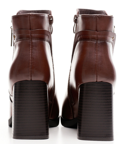 Sergio Leone DBT323BRSK women's winter shoes, brown, sizes 36-40