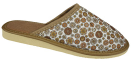 Women's slippers TUP DTUP2425 brown size 36-41