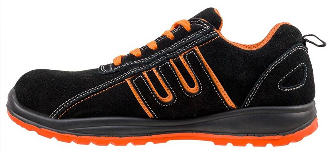 Urgent 216S1 black work shoes, sizes 40-45