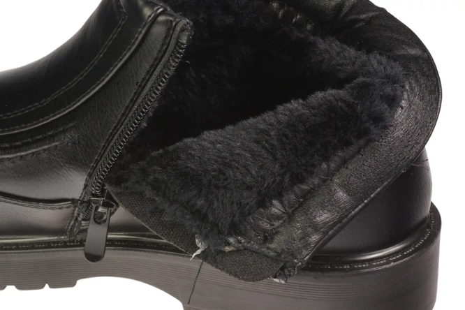 Le Scarpe Men's Winter Boots MA8334-1 – Black, Sizes 39-43