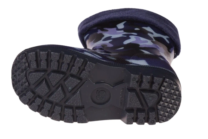 Apawwa BHM-7I children's wellies blue, pink and black size 26-30