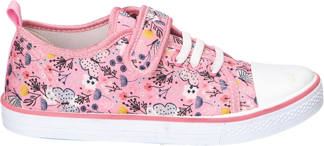 Tenisówki dziecięce American Club BTEN-149 różowe i liliowe rozm.26-30