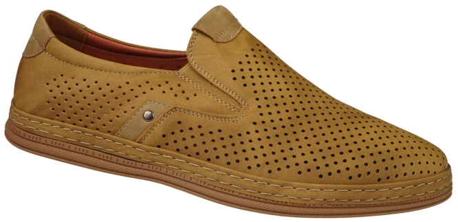 Meideli Men's Derby Shoes MU63302-5 Camel – Sizes 40–45