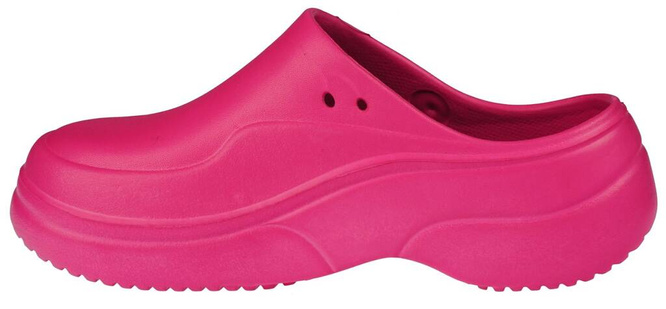 Klapki basenowe damskie American Club DNH-73 granatowe i różowe rozm.37-41