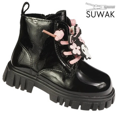 Children’s boots Apawwa BN5051PBL black, sizes 26–31