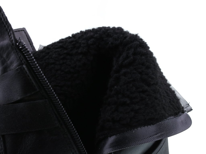 Winter boots for women Bratbut-Natalia D348CZLI black size 36-41