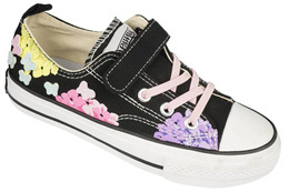 Apawwa children's sneakers BRC443-1BL black size 25-30