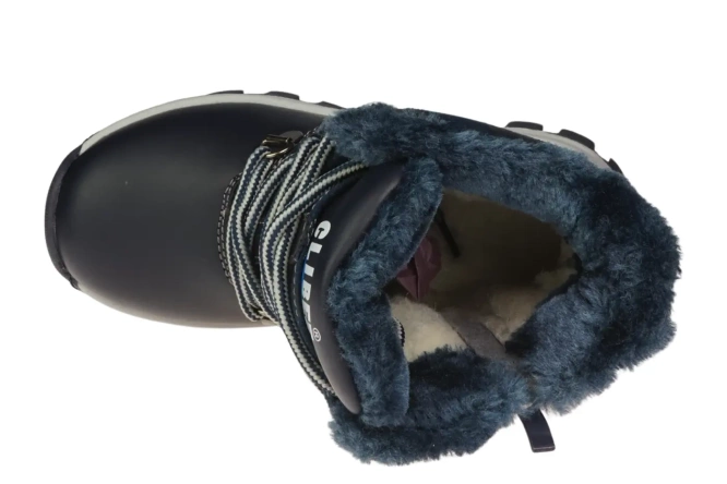 Buty zimowe dziecięce Clibee BH-131BU granatowe rozm.26-31