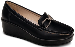 Mokasyny damskie Skotnicki DP-3-0689BL czarne rozm.36-41