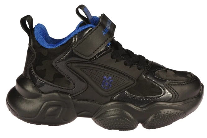 Buty sportowe dziecięce American Club BBD-14 czarno-czerwone i czarno-niebieskie rozm.27-31