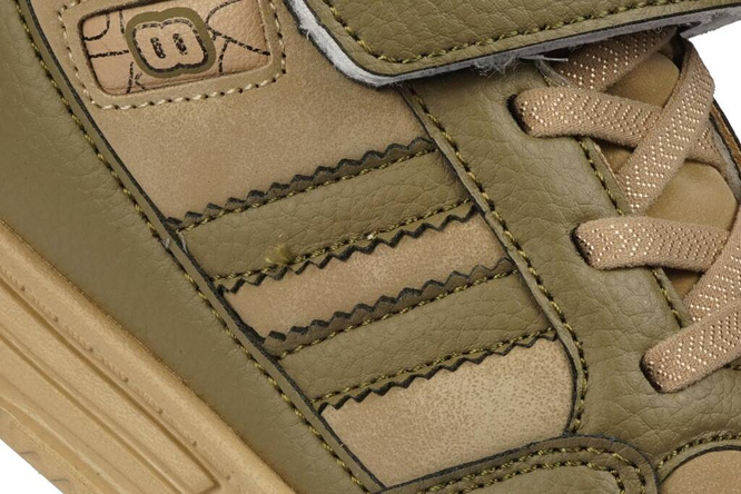 Buty sportowe dziecięce BESSKY BB2319-4BTEGR zielone rozm.26-31