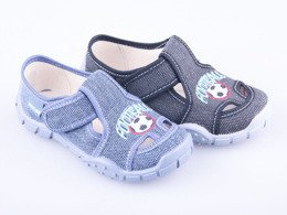 Tenisówki dziecięce Viggami ADAS PILKA granatowe i niebieskie rozm.33-36