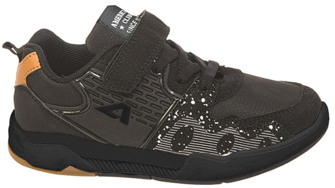 Buty sportowe dziecięce American Club CBS-24 czarne i granatowe rozm.32-36