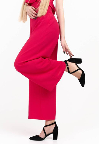 Sergio Leone DSK841CZMI women's sandals, black, sizes 36-40