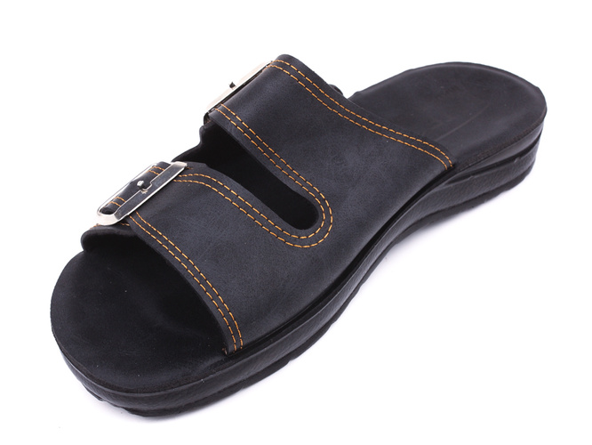 Men's Turkish slippers Fatex M1732 black size 41-46