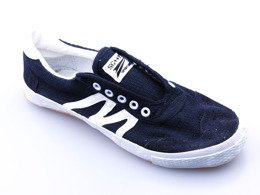 Halówki tekstylne sport Rhal123 granatowe rozm.37