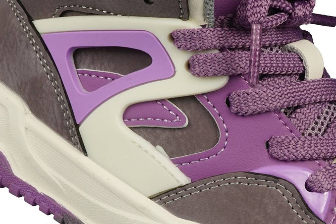 Buty sportowe dziecięce Apawwa CTQ200PU fioletowe rozm.32-37