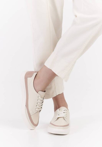 Buty sportowe damskie Sergio Leone RSP016BE beżowe rozm.38-39