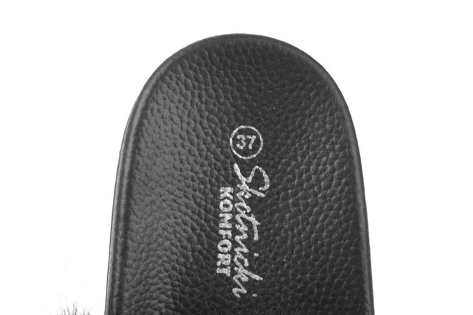 Klapki damskie Skotnicki DKL-3-G11BL czarne rozm.36-41