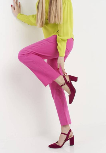 Women's sandals Sergio Leone DPB446FUMI fuchsia size 36-40