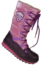 Śniegowce dziecięce Apawwa CL427PU fioletowe rozm.32-37