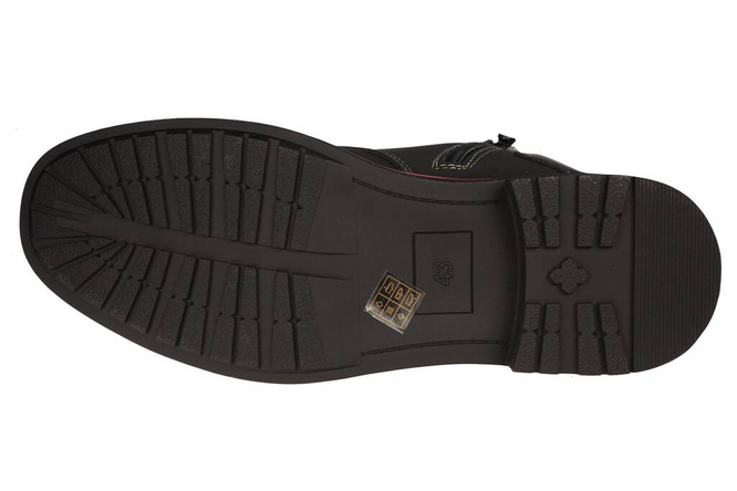 Purlina M9362-1BL men's winter shoes, black, sizes 40-46